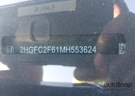 2021 Honda Civic Lx from USA, damaged, VIN 2HGFC2F61MH553624